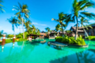 Seyahat ve tatil için güzel otel ve tatil arka plan bulanıklık