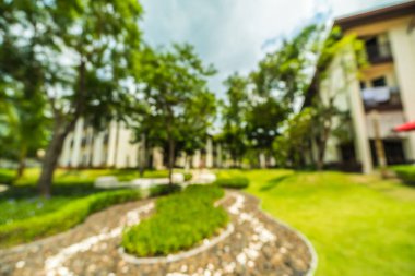 Soyut bulanıklık ve seyahat ve tatil için otel ve tatil arka plan defocused