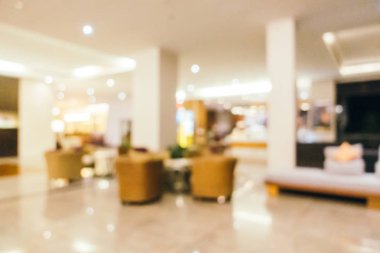 Soyut bulanıklık ve otel lobisinde defocused ve arka plan ve yüzey için iç çare
