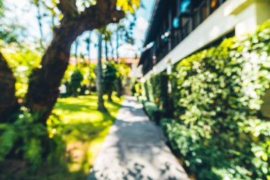 Seyahat ve tatil için güzel otel ve tatil arka plan bulanıklık