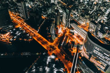 Güzel dış yapı ve Mimarlık Yokohama şehir manzarası Japonya