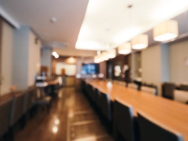 Bulanıklık kafe ve Restoran İç arka planı için
