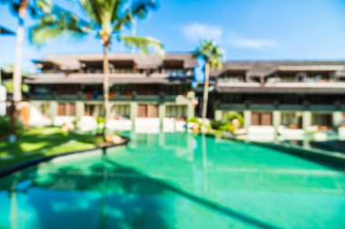 Seyahat ve tatil için güzel otel ve tatil arka plan bulanıklık