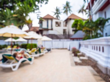 Soyut bulanıklık ve seyahat ve tatil için otel ve tatil arka plan defocused