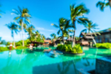 Seyahat ve tatil için güzel otel ve tatil arka plan bulanıklık