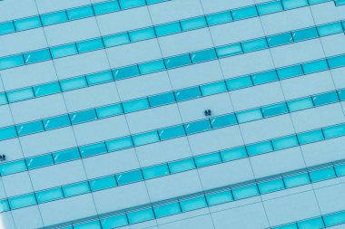 Güzel modern dış ofis cam pencere desen dokular ile Binası