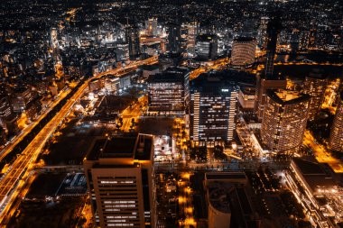 Güzel dış yapı ve Mimarlık Yokohama şehir manzarası Japonya