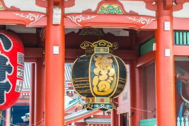 Güzel mimari Sensoji Tapınağı inşa ünlü ziyaret asakusa alan tokyo Japonya için yerdir