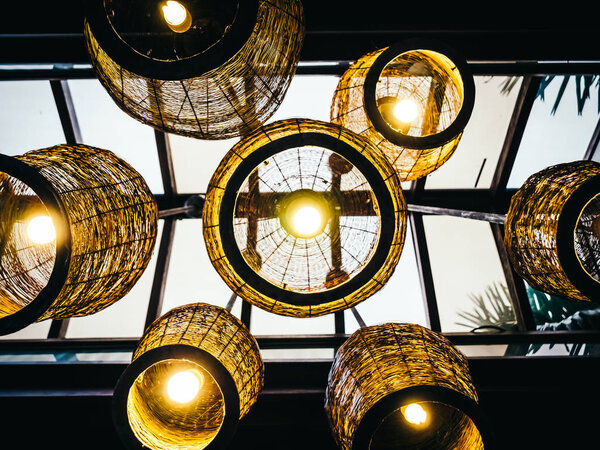 Ceiling light lamp decoration interior of room