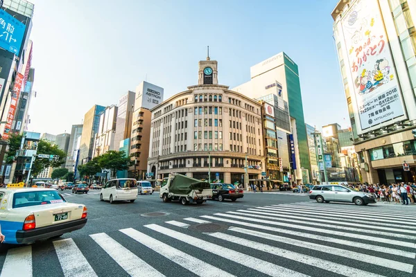 Tokyo Japan Aug 2018 Ginza Area Ist Das Beste Luxus — Stockfoto