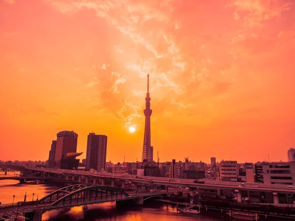 Beautiful Cityscape Tokyo Sky Tree Architecture Building Tokyo City Japan — Stock Photo, Image