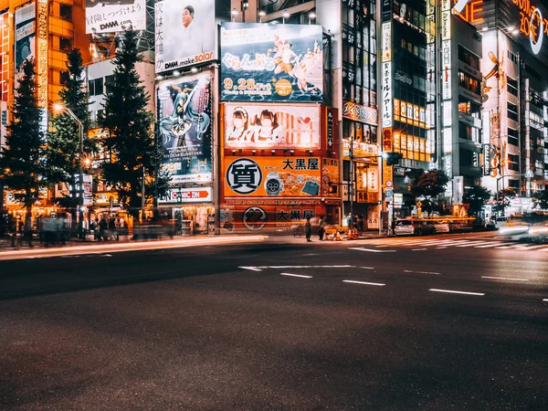 Tokió Japán 2018 Augusztus Egy Csomó Jelek Akihabara Területén Hely — Stock Fotó
