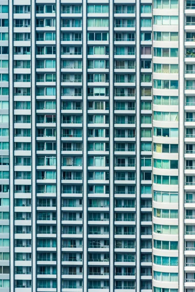 Hermoso Edificio Oficinas Exterior Arquitectura Con Patrón Ventana —  Fotos de Stock