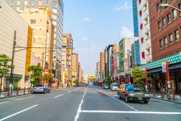 Tokyo, Japonya - 3 Ağustos 2018: Tokyo Japonya'sermayeye sahip kişi, bina ve daha bir sürü şehirdir