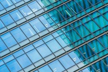 Güzel mimari iş ofis pencere cam desenli gökdelen şehir Binası