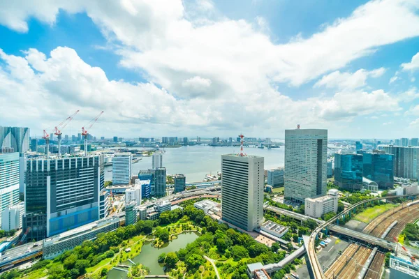 Bellissimo Edificio Architettura Nella Città Tokyo Skyline Giappone — Foto Stock