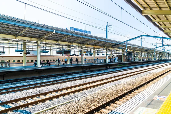 Tokyo Japan Aug 2018 Train Subway Station Japan Popular Transportation — Stock Photo, Image