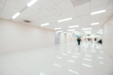 Soyut bulanıklık ve arka plan için Havaalanı terminal iç defocused