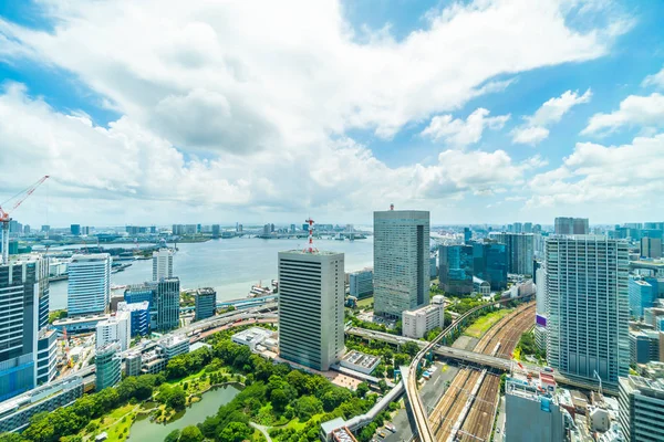 Vacker Arkitektur Byggnad Tokyo Stadens Silhuett Japan — Stockfoto