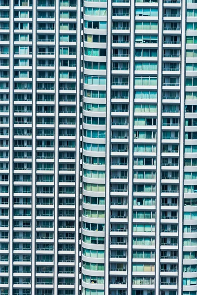 Edifício Escritório Exterior Bonito Arquitetura Com Padrão Janela — Fotografia de Stock