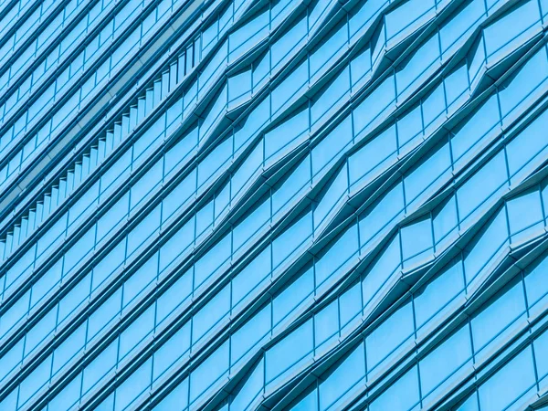 Okno Streszczenie Szkło Wzór Zewnątrz Architektura Budynku Biurowego — Zdjęcie stockowe