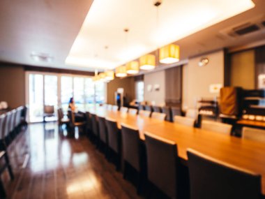 Bulanıklık kafe ve Restoran İç arka planı için