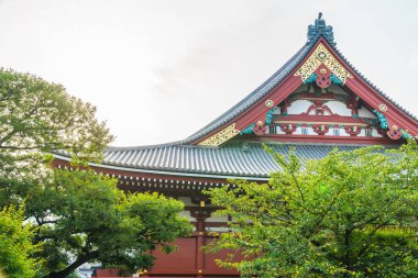 Güzel mimari Sensoji Tapınağı inşa ünlü ziyaret asakusa alan tokyo Japonya için yerdir