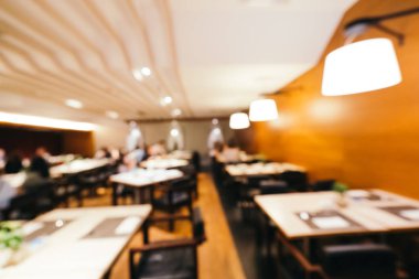 Soyut bulanıklık ve ufuk kahvaltı büfesi otel restoran ve kafe Cafe iç arka planı için