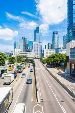 Hong kong, Çin - 15 Eylül, 2018: güzel mimari ofis hongkong City dış gökdelen Binası