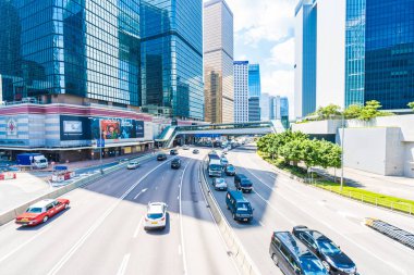 Hong kong, Çin - 15 Eylül, 2018: güzel mimari ofis hongkong City dış gökdelen Binası