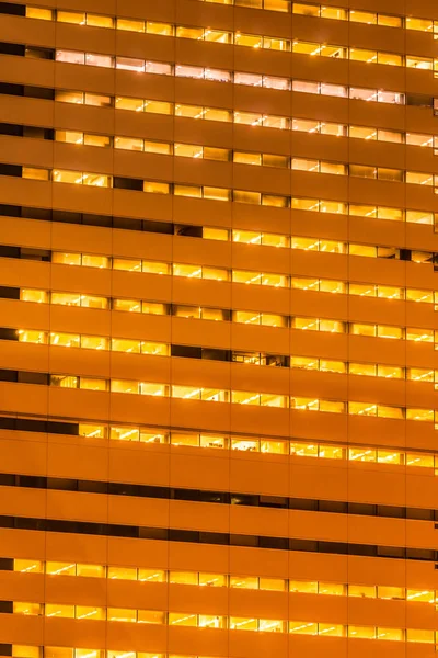 Beautiful Exterior Building Architecture Building Window Light Pattern Night — Stock Photo, Image