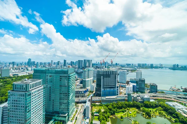 Piękna Architektura Budynek Panoramę Miasta Tokio Japonia — Zdjęcie stockowe