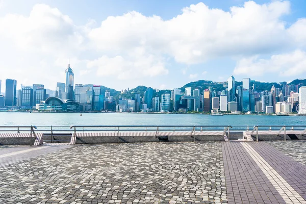 Bella Architettura Edificio Esterno Paesaggio Urbano Hong Kong Città Skyline — Foto Stock