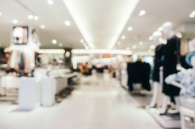 Arkaplan için mağaza içi soyut bulanıklık ve odaklanmış alışveriş merkezi