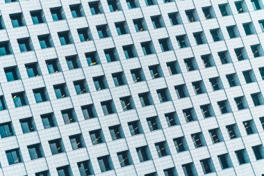 Güzel modern dış ofis cam pencere desen dokular ile Binası