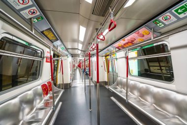 Hong kong, Çin - 14 Eylül 2018: Mtr metro istasyonudur içinde hong kong şehir