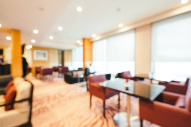 Soyut bulanıklık ve arka plan için otel lobisi.