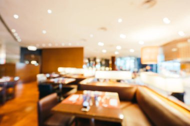 Soyut bulanıklık ve ufuk kahvaltı büfesi otel restoran ve kafe Cafe iç arka planı için