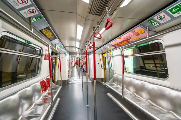 Hong Kong China Septiembre 2018 Estación Metro Mtr Ciudad Hong —  Fotos de Stock