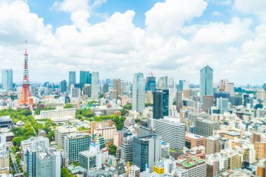 Tokyo şehir manzarası Japonya bina güzel mimari