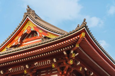 Güzel mimari Sensoji Tapınağı inşa ünlü ziyaret asakusa alan tokyo Japonya için yerdir