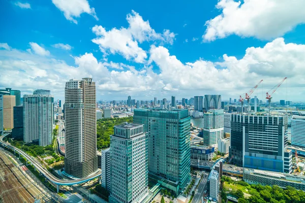 Bellissimo Edificio Architettura Nella Città Tokyo Skyline Giappone — Foto Stock