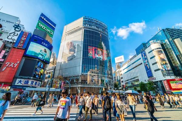 Tokyo Japan Jul 2018 Shibuya Kreuzung Oder Kreuzung Ist Der — Stockfoto