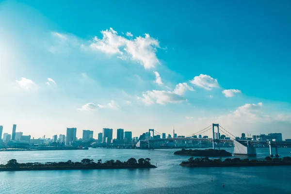 Hermoso Edificio Arquitectura Paisaje Urbano Ciudad Tokyo Con Puente Arco —  Fotos de Stock