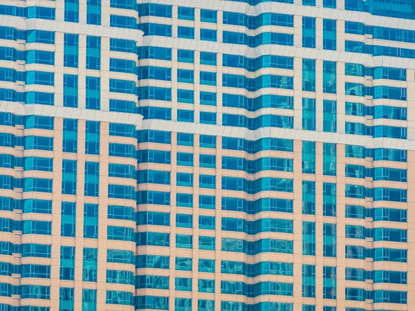 Architektura Vnější Strany Vzor Okno Pozadí Krásná Kancelářská Budova — Stock fotografie
