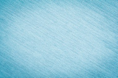 Mavi pamuk doku ve arka plan için yüzey