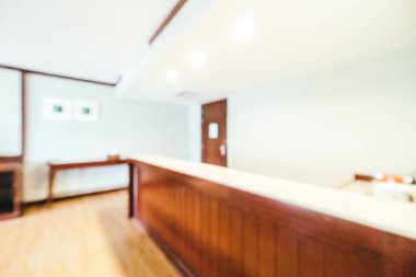 soyut bulanıklık ve odaklanmış oturma odası arka plan için iç mekan