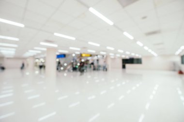 Soyut bulanıklık ve arka plan için Havaalanı terminal iç defocused