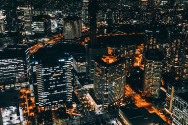 Güzel dış yapı ve Mimarlık Yokohama şehir manzarası Japonya