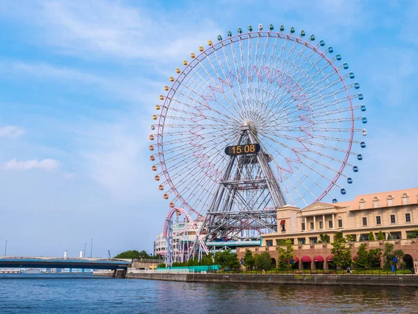 Pariserhjul Nöjesparken Runt Yokohama City Japan — Stockfoto